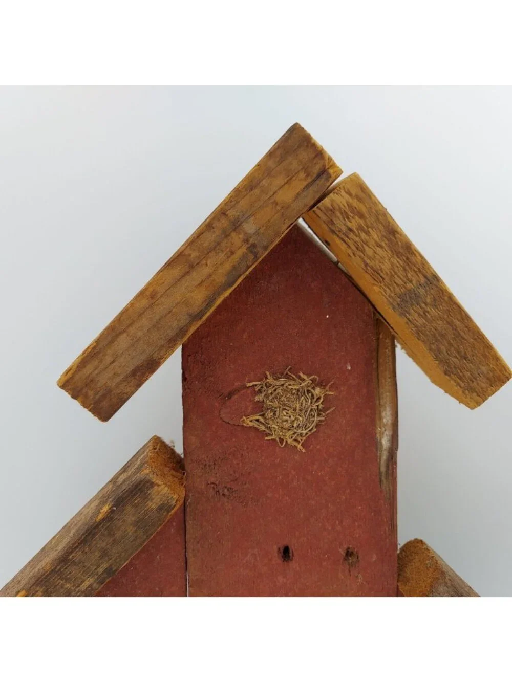 Coca Cola Barnwood Wall Art Birdhouse Barn Decor Reclaimed Farmcore Red Country